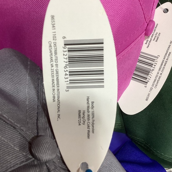 NWTS baseball caps one size adjustable back wear as is or personalize yourself - Picture 5 of 5